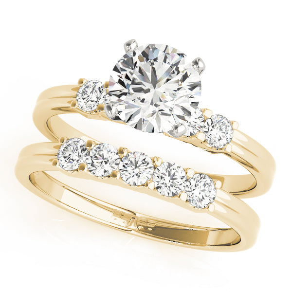 Engagement Rings Single Row Prong Set - TN50391-E