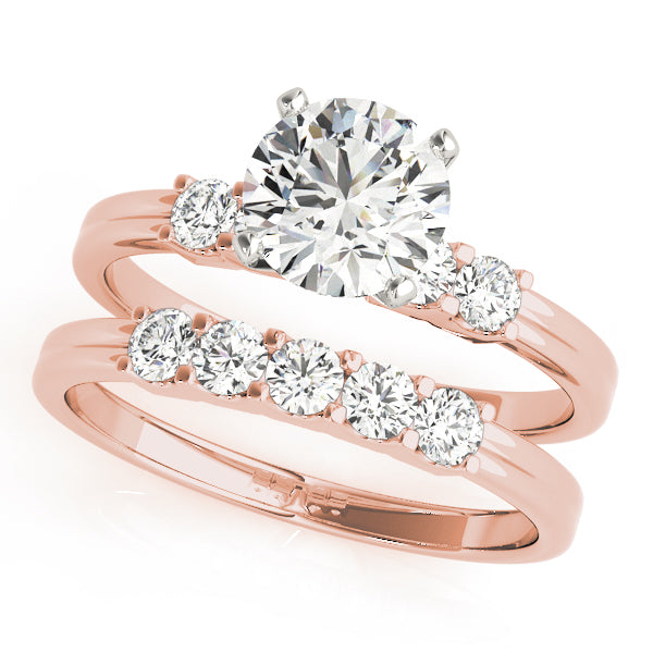 Engagement Rings Single Row Prong Set - TN50391-E