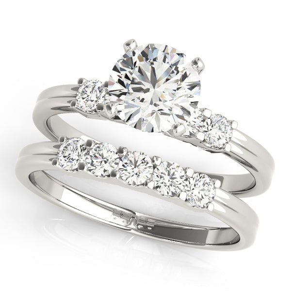 Engagement Rings Single Row Prong Set - TN50391-E