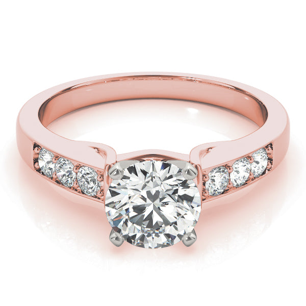 Engagement Rings Single Row Channel Set - TN50397-E