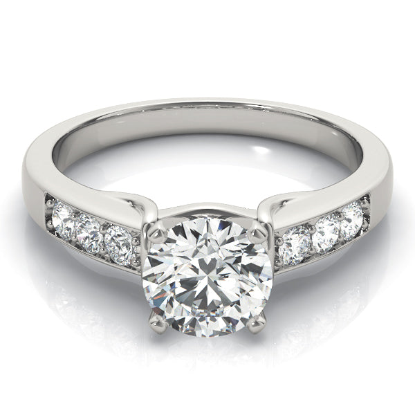 Engagement Rings Single Row Channel Set - TN50397-E