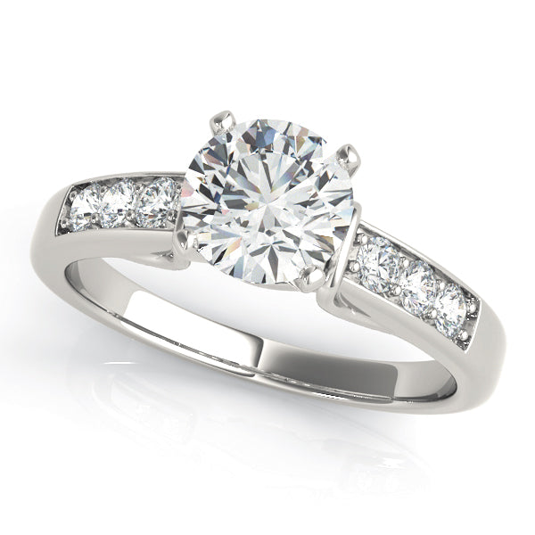 Engagement Rings Single Row Channel Set - TN50397-E