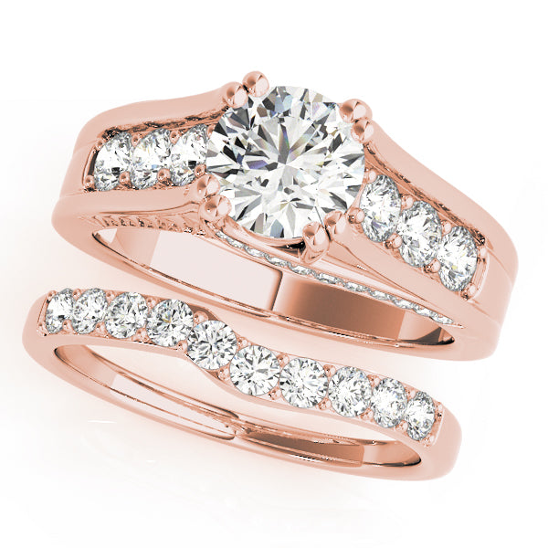 Engagement Rings Single Row Channel Set - TN50398-E