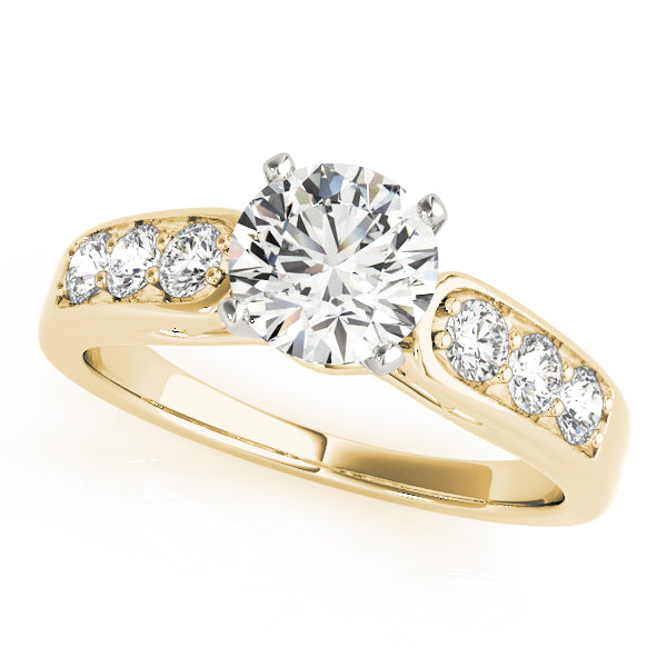 Engagement Rings Single Row Channel Set - TN50399-E