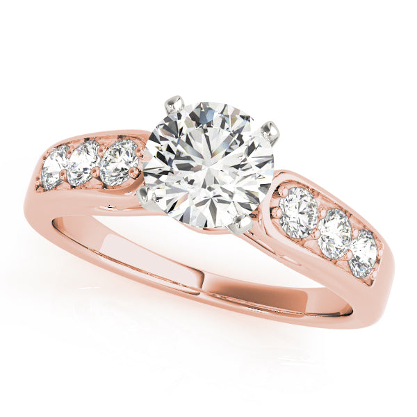 Engagement Rings Single Row Channel Set - TN50399-E