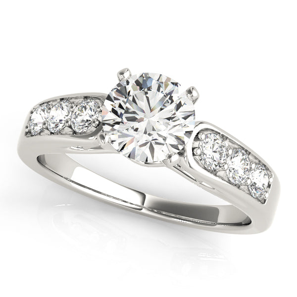 Engagement Rings Single Row Channel Set - TN50399-E