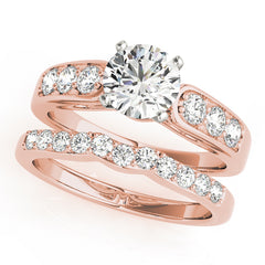 Engagement Rings Single Row Channel Set - TN50399-E