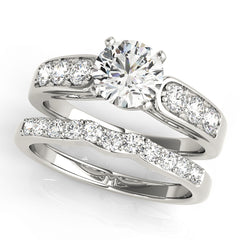 Engagement Rings Single Row Channel Set - TN50399-E