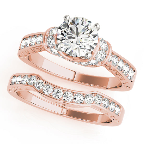 Engagement Rings Cluster Sides - TN50400-E