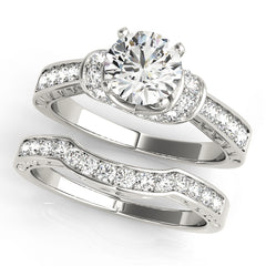 Engagement Rings Cluster Sides - TN50400-E