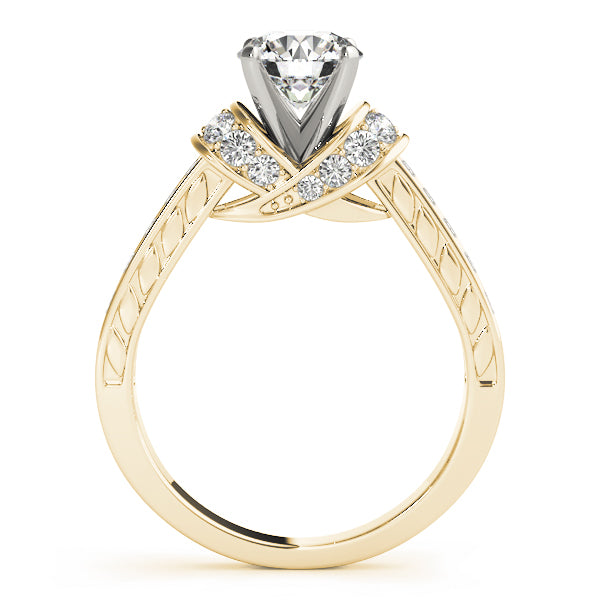 Engagement Rings Cluster Sides - TN50400-E