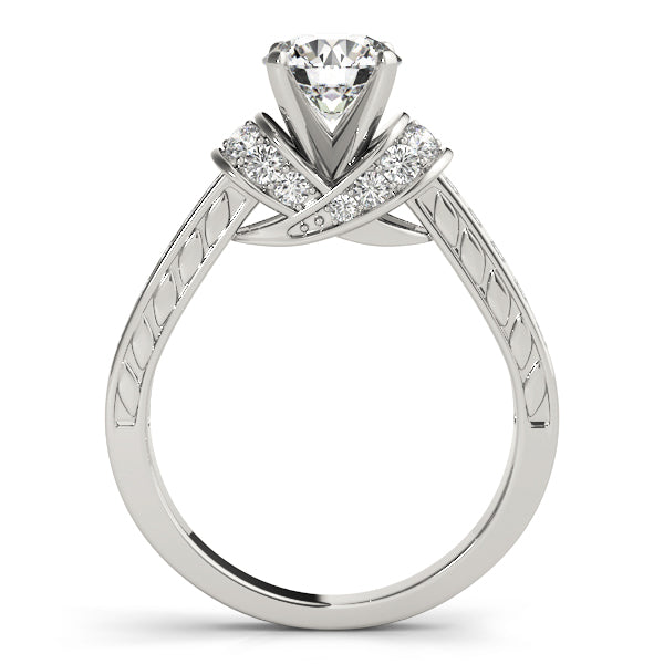 Engagement Rings Cluster Sides - TN50400-E