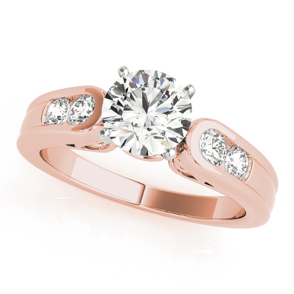 Engagement Rings Single Row Channel Set - TN50404-E