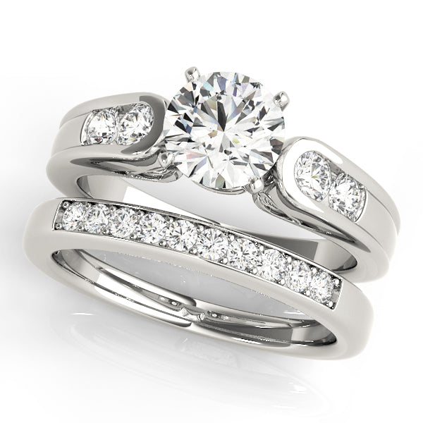 Engagement Rings Single Row Channel Set - TN50404-E