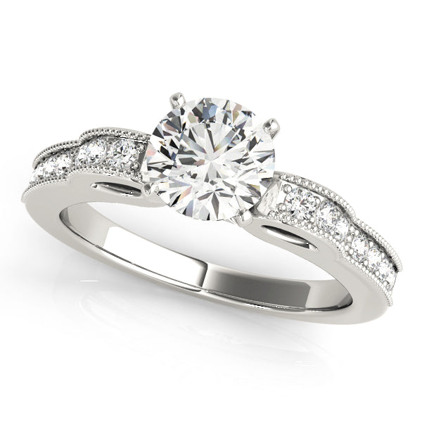 Engagement Rings Single Row Prong Set - TN50407-E