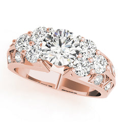 Engagement Rings Cluster Sides - TN50410-E