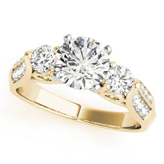 Engagement Rings 3 Stone Round - TN50418-E