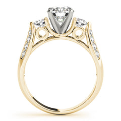 Engagement Rings 3 Stone Round - TN50418-E