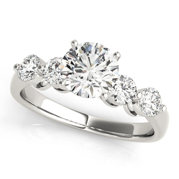 Engagement Rings Single Row Prong Set - TN50421-E