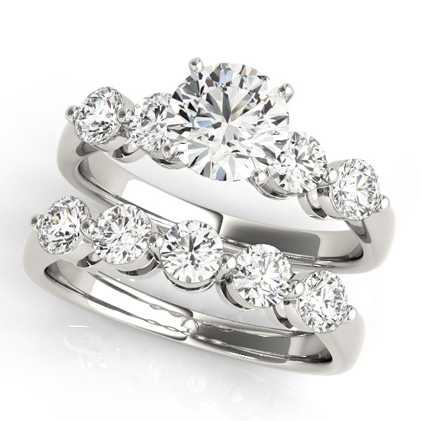 Engagement Rings Single Row Prong Set - TN50421-E