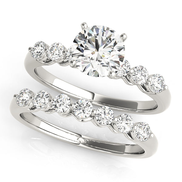 Engagement Rings Single Row Prong Set - TN50422-E