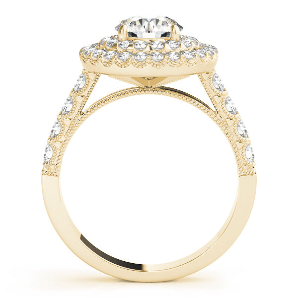 Engagement Rings Halo Round - TN50424-E