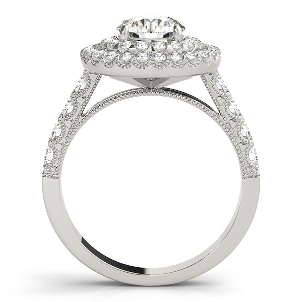 Engagement Rings Halo Round - TN50424-E