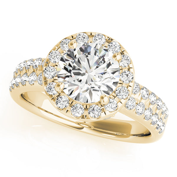 Engagement Rings Halo Round - TN50425-E