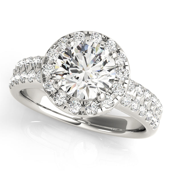 Engagement Rings Halo Round - TN50425-E