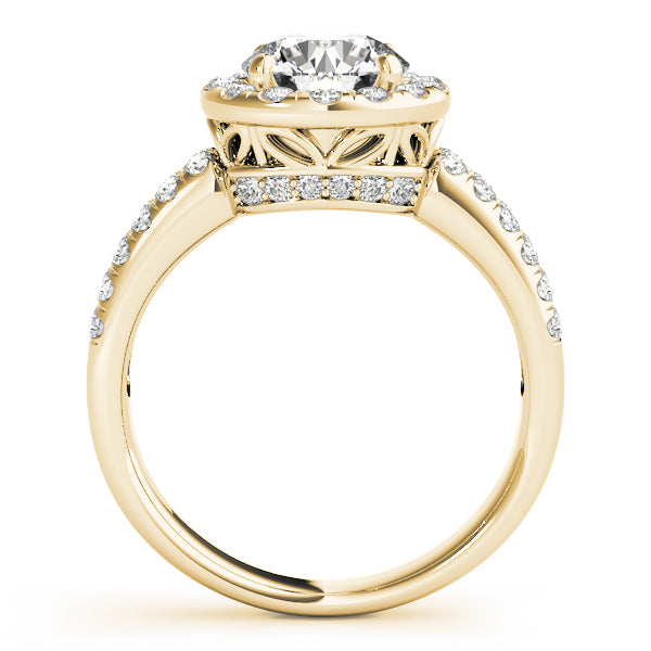Engagement Rings Halo Round - TN50425-E