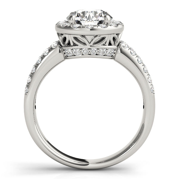 Engagement Rings Halo Round - TN50425-E