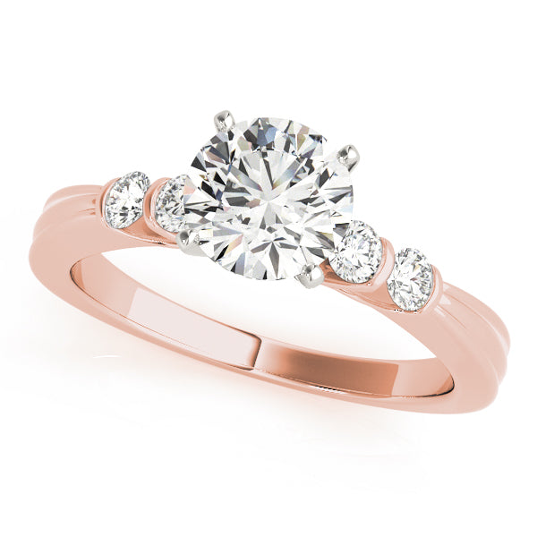 Engagement Rings Single Row Prong Set - TN50429-E