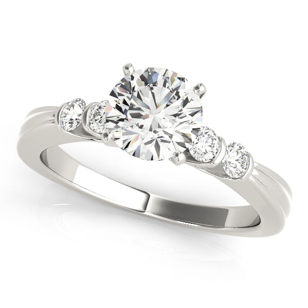 Engagement Rings Single Row Prong Set - TN50429-E