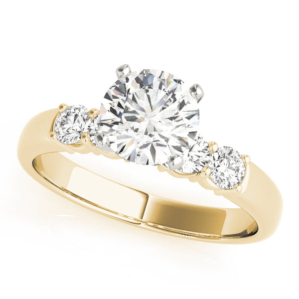 Engagement Rings Single Row Prong Set - TN50437-E