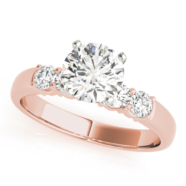 Engagement Rings Single Row Prong Set - TN50437-E