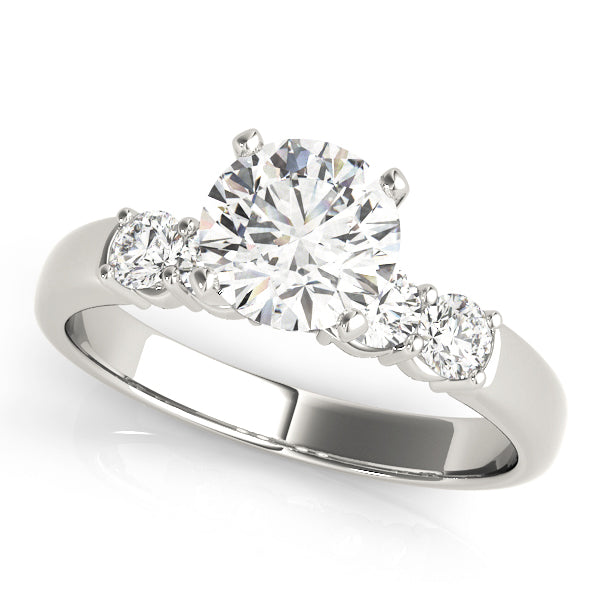 Engagement Rings Single Row Prong Set - TN50437-E