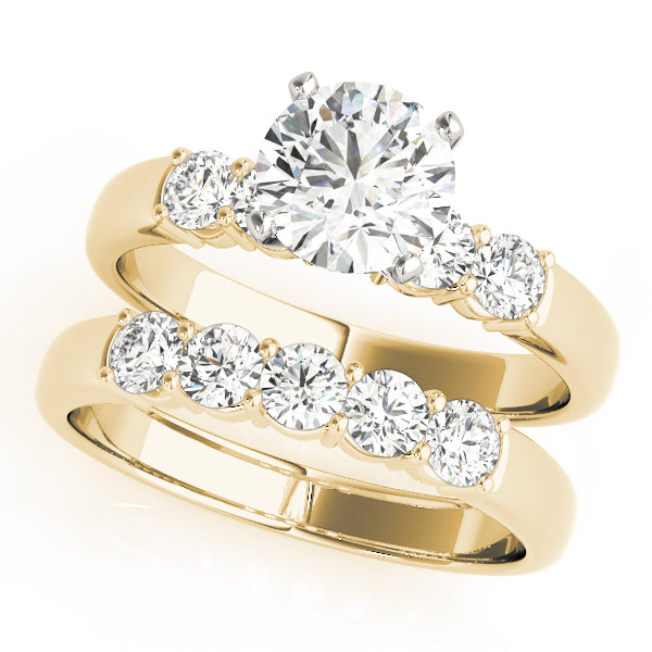 Engagement Rings Single Row Prong Set - TN50437-E