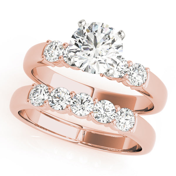 Engagement Rings Single Row Prong Set - TN50437-E