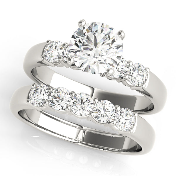 Engagement Rings Single Row Prong Set - TN50437-E