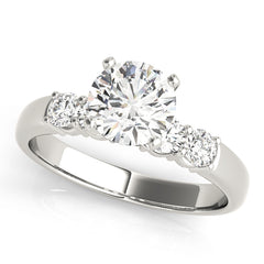Engagement Rings Single Row Prong Set - TN50437-E