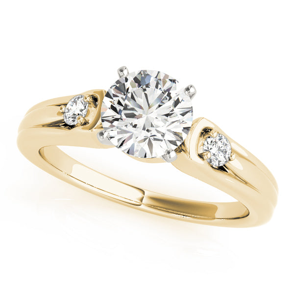 Engagement Rings 3 Stone Round - TN50447-E