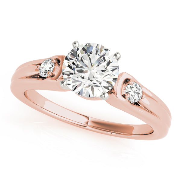 Engagement Rings 3 Stone Round - TN50447-E