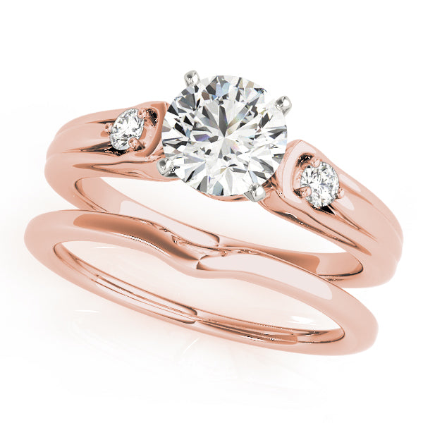 Engagement Rings 3 Stone Round - TN50447-E