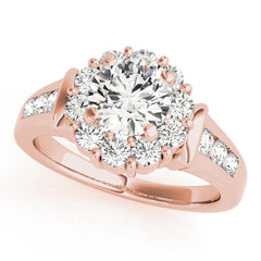 Engagement Rings Halo Round - TN50455-E