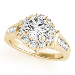 Engagement Rings Halo Round - TN50455-E