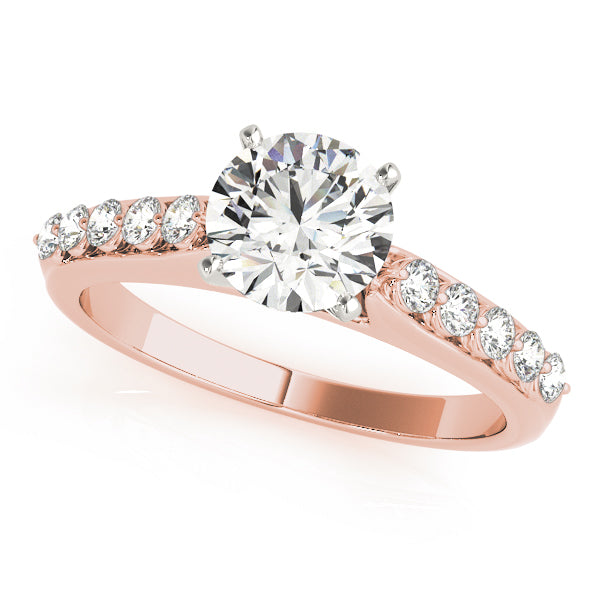 Engagement Rings Single Row Prong Set - TN50456-E