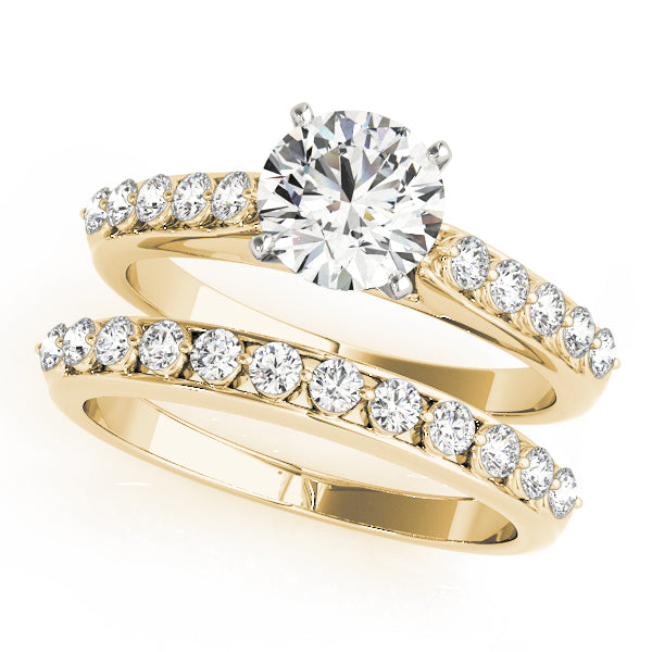 Engagement Rings Single Row Prong Set - TN50456-E