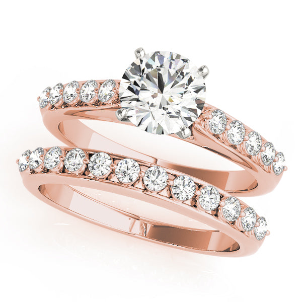 Engagement Rings Single Row Prong Set - TN50456-E