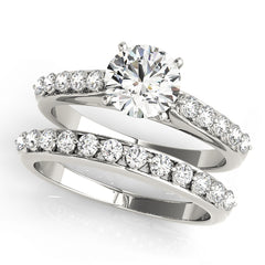 Engagement Rings Single Row Prong Set - TN50456-E