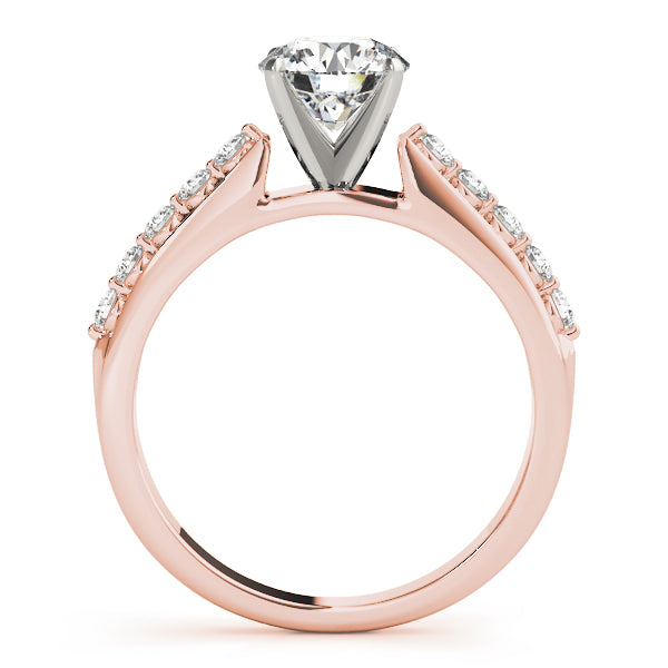 Engagement Rings Single Row Prong Set - TN50456-E